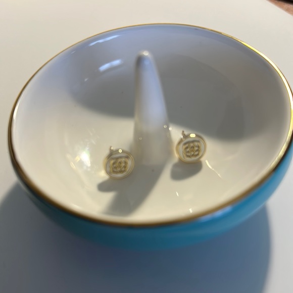 Kendra Scott Jewelry Kendra Scott Stamped Dira Gold Stud Earrings